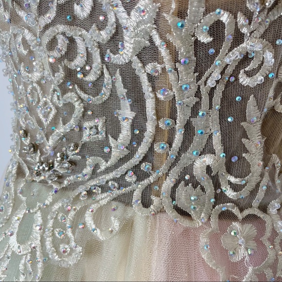 GLAMOUR by TERANI COUTURE beaded tulle gown | 8 - Picture 12 of 15